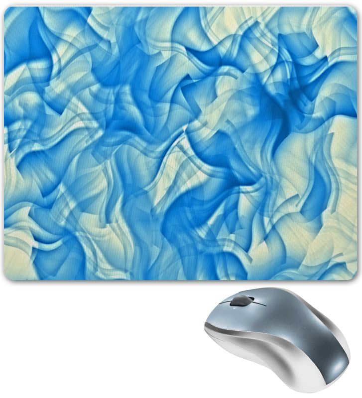 Printio Коврик для мышки Бело-голубой узор printio коврик для мышки бело голубой узор
