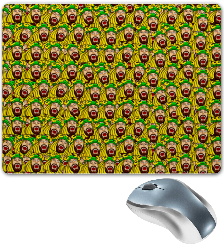 printio коврик для мышки meme лиса Printio Коврик для мышки Meme паттерн