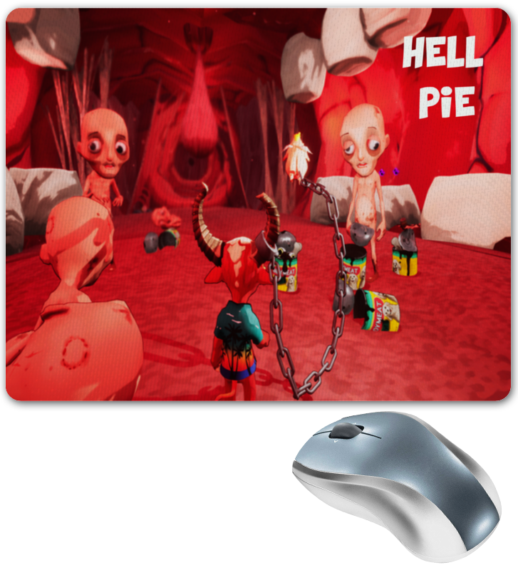 Printio Коврик для мышки Hell pie