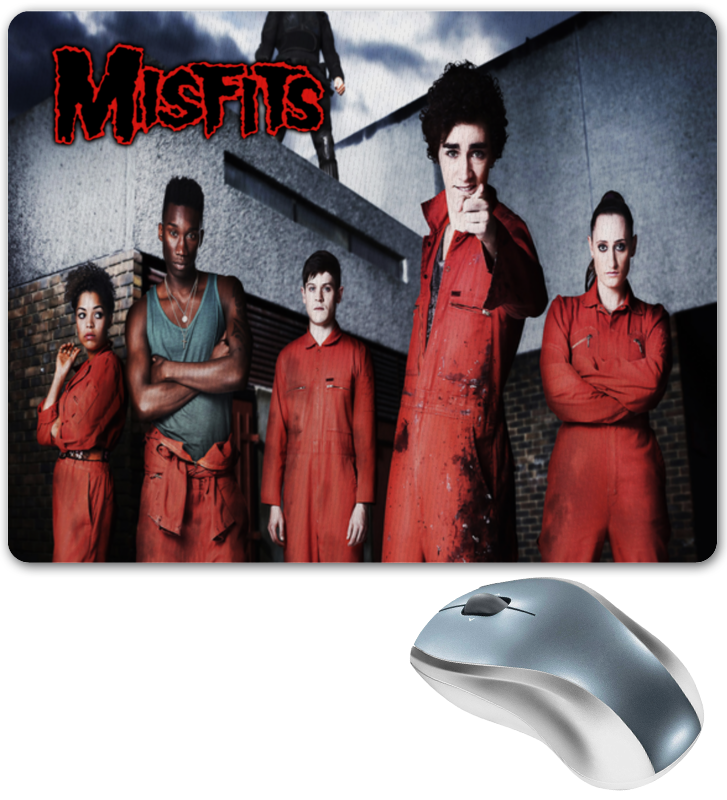 Printio Коврик для мышки Misfits printio коврик для мышки robert sheehan misfits