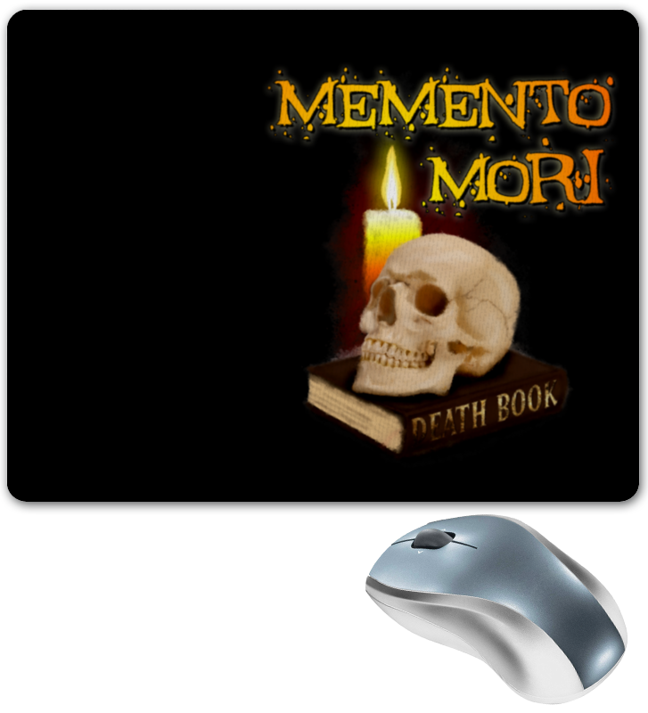 printio коврик для мышки memento mori помни о смерти Printio Коврик для мышки Memento mori. помни о смерти.