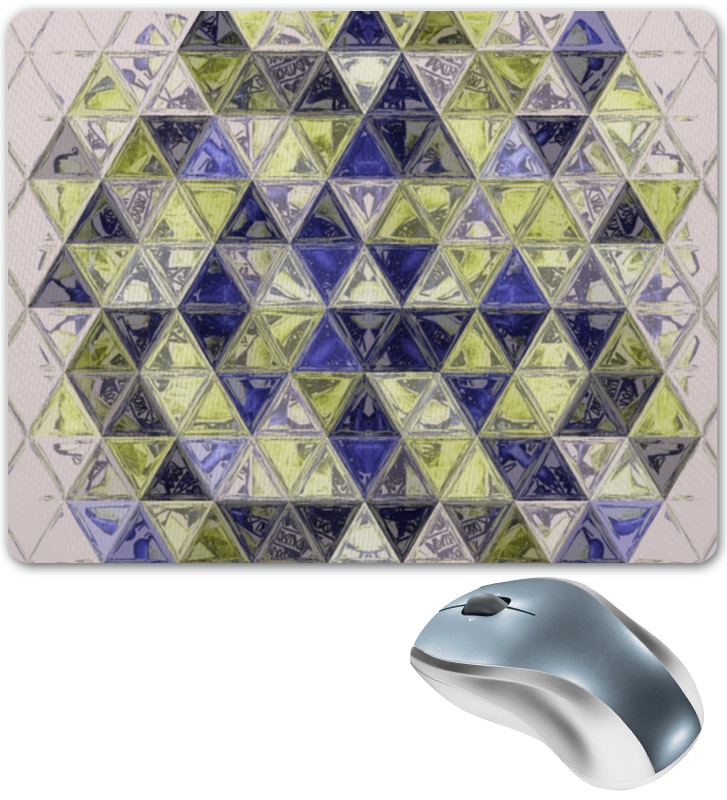 printio коврик для мышки малахитовая мозаика Printio Коврик для мышки Стеклянная мозаика