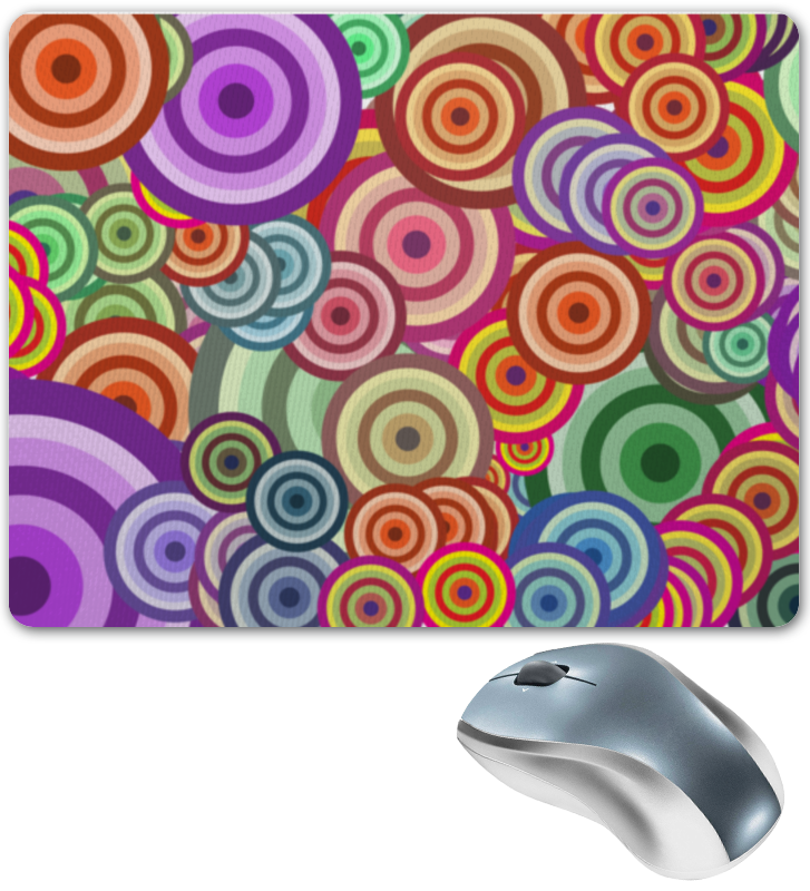 Printio Коврик для мышки Цветные круги printio коврик для мышки разноцветные круги