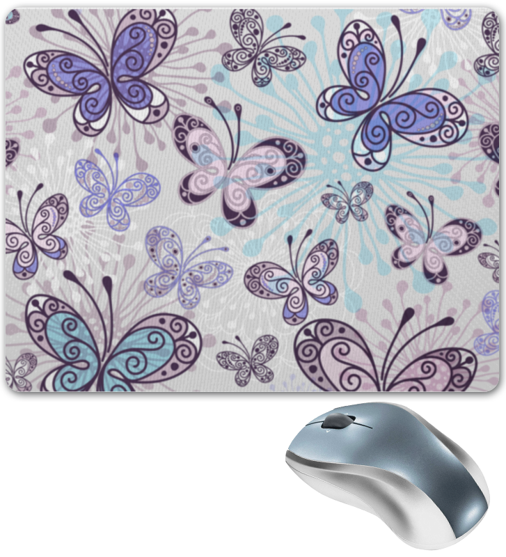 Printio Коврик для мышки Фиолетовые бабочки printio коврик для мышки фиолетовые бабочки