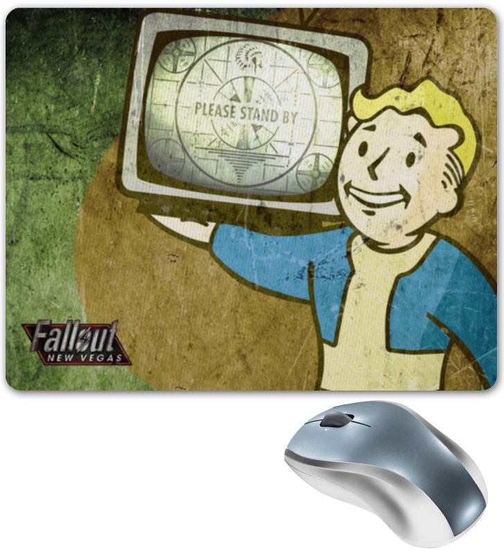 Printio Коврик для мышки Fallout new vegas: vault boy цена и фото