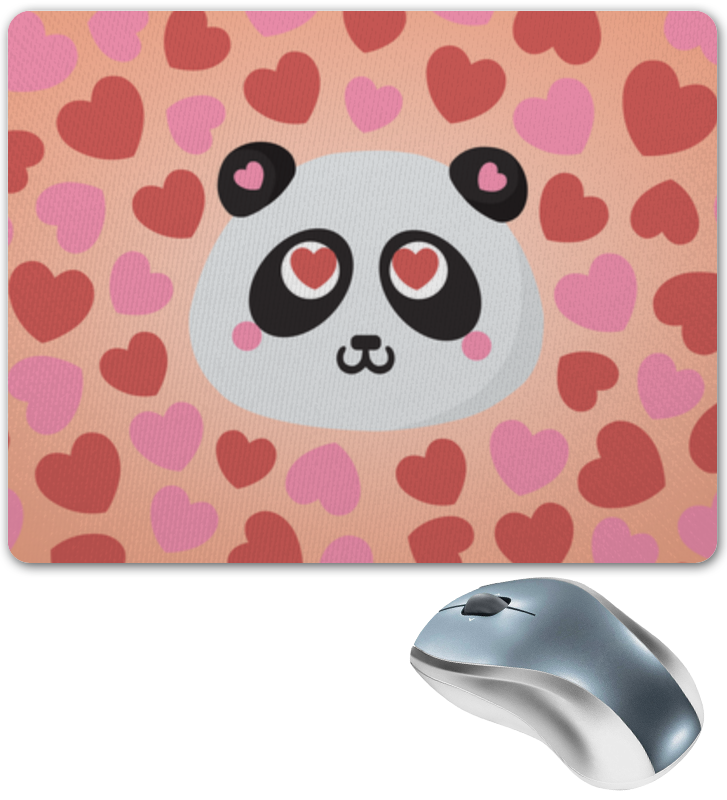 Printio Коврик для мышки Влюбленная панда чехол задняя панель накладка бампер mypads влюбленная панда для realme x7