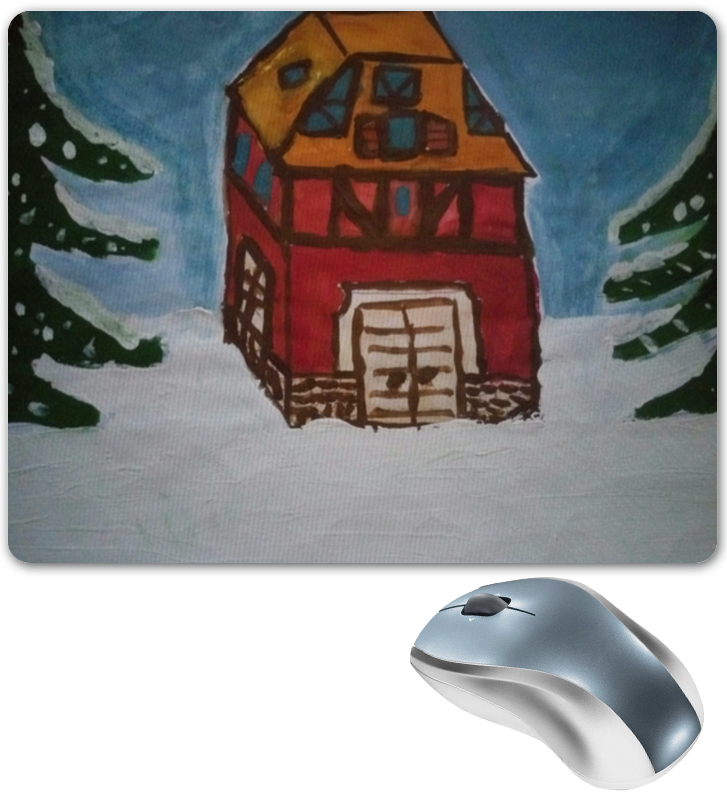Printio Коврик для мышки Домик в лесу модульная картина домик в лесу 130x75