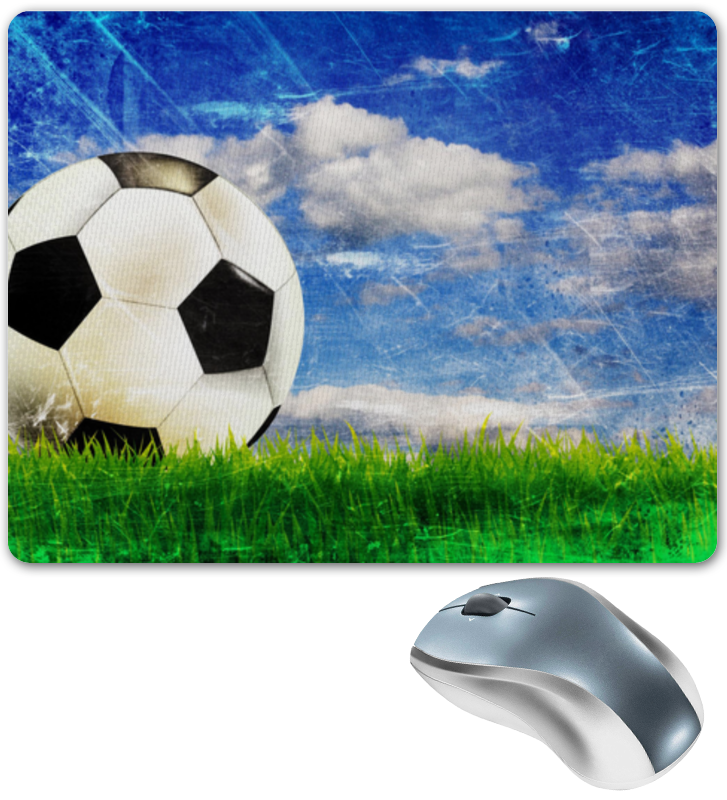 Printio Коврик для мышки Для тех кто любит и занимается футболом цена и фото