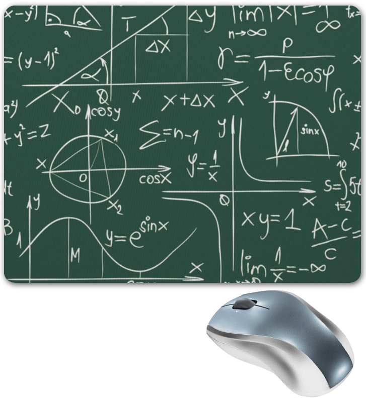 Printio Коврик для мышки Математика старков с математические формулы и графики функций