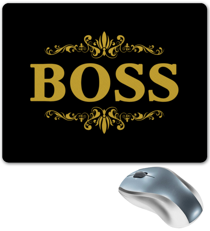 Printio Коврик для мышки Boss / босс именной ежедневник классного руководителя