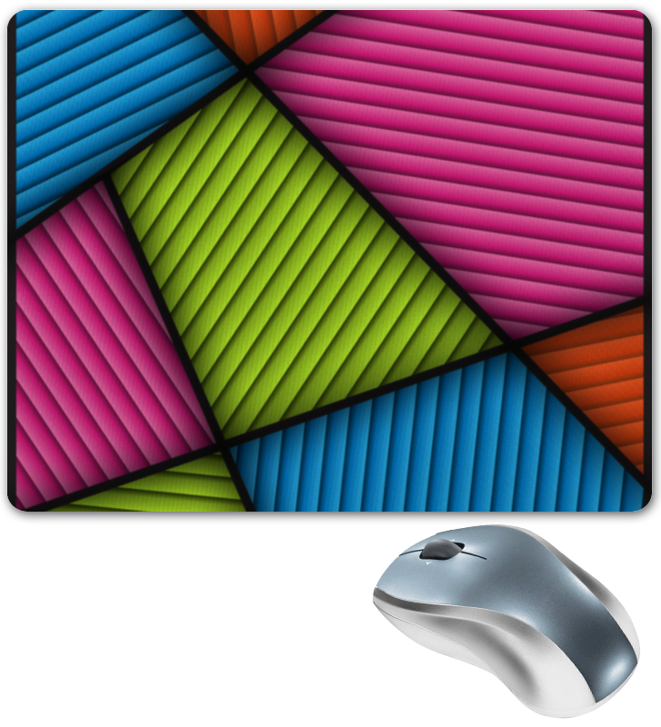 Printio Коврик для мышки Цветная абстракция чехол mypads разноцветная абстракция линиями для oppo find x5 задняя панель накладка бампер