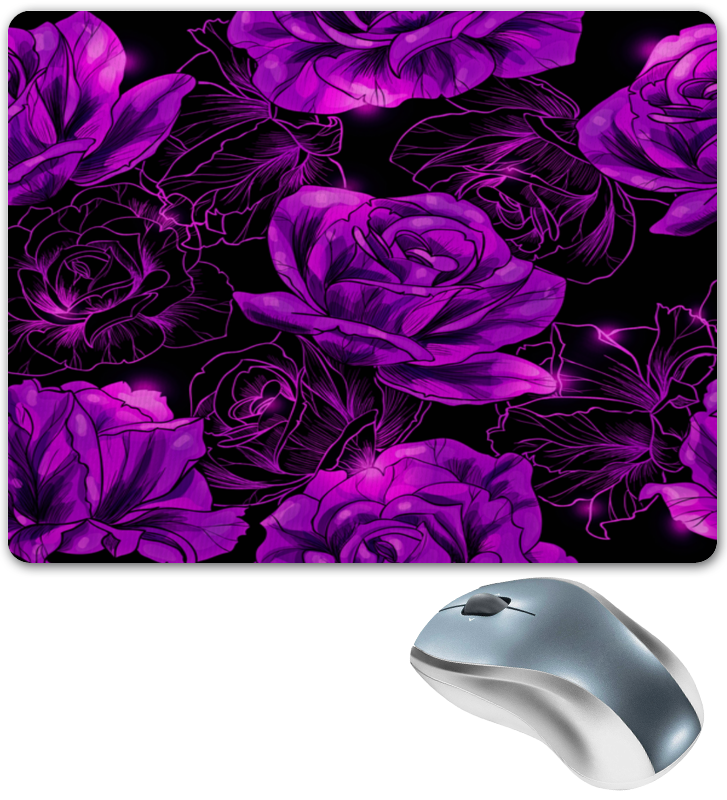 Printio Коврик для мышки Розы в цвету printio коврик для мышки круглый розы в цвету