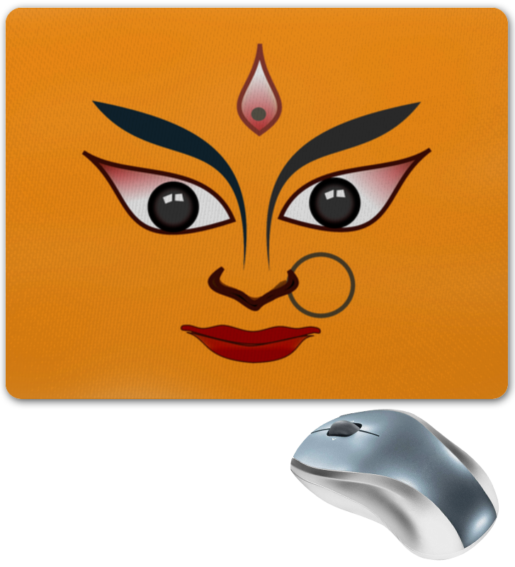 Printio Коврик для мышки Индийская богиня дурга статуэтка ганга индийская богиня и река ws 900 113 904787