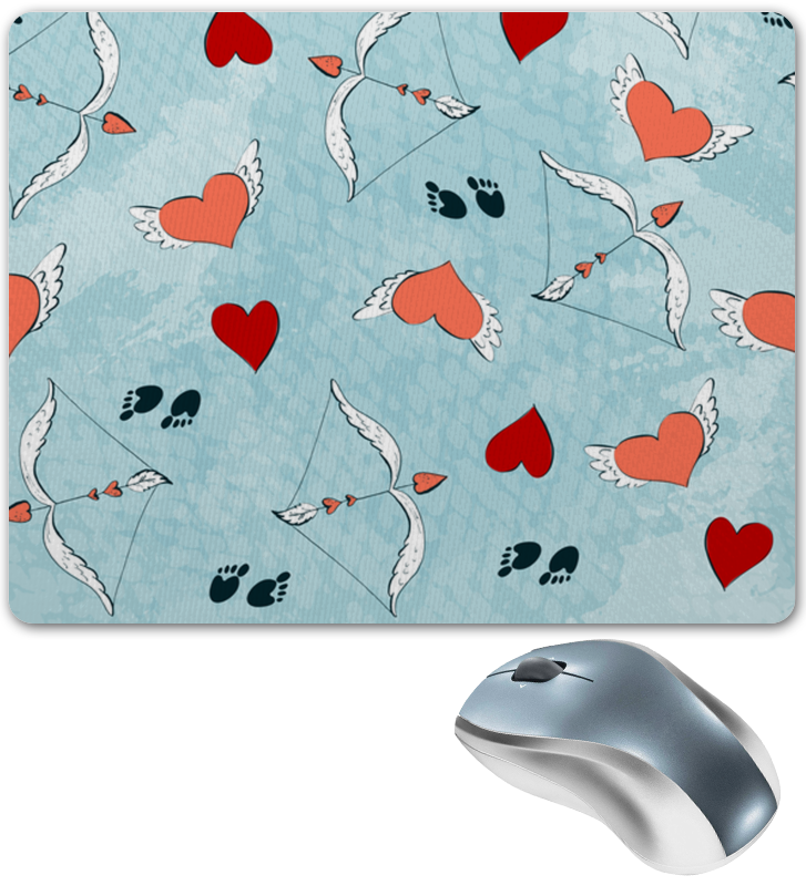 Printio Коврик для мышки Сердечки printio коврик для мышки сердечки абстракция