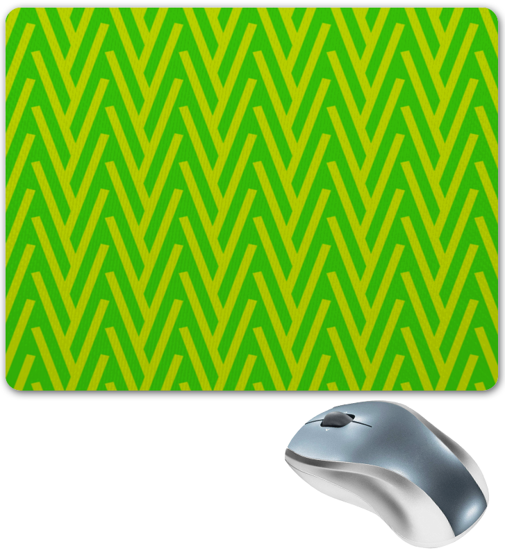 Printio Коврик для мышки Желто-зеленый узор