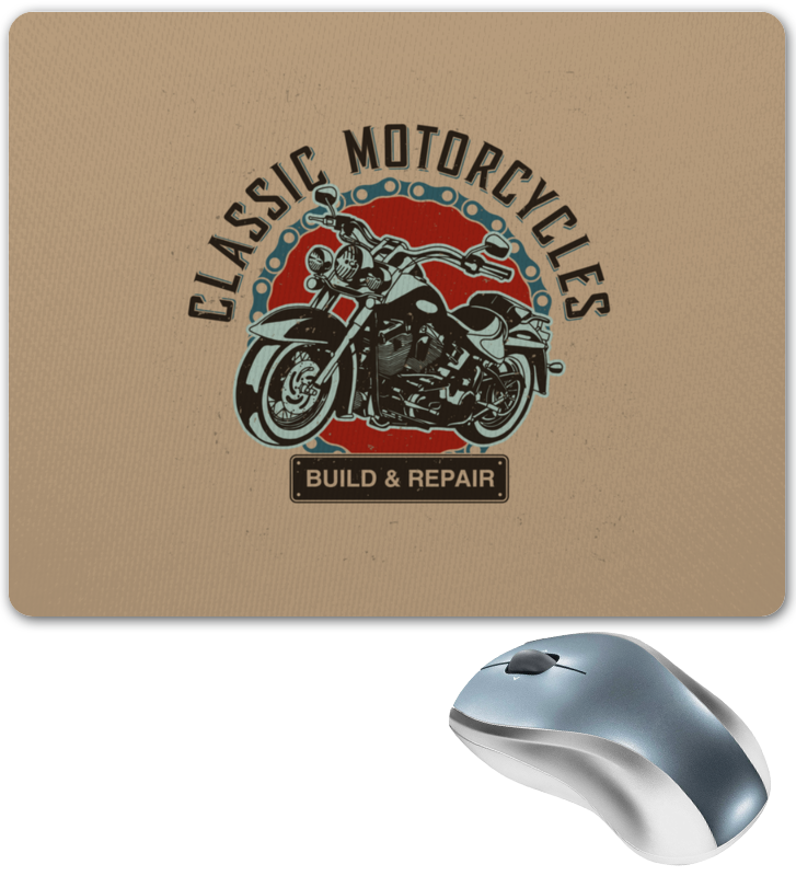 Printio Коврик для мышки Classic motorcycles classic motorcycles