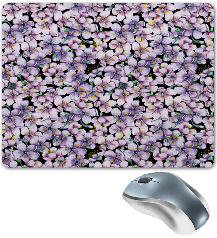 Printio Коврик для мышки Цветочный узор printio коврик для мышки сердце цветочный узор