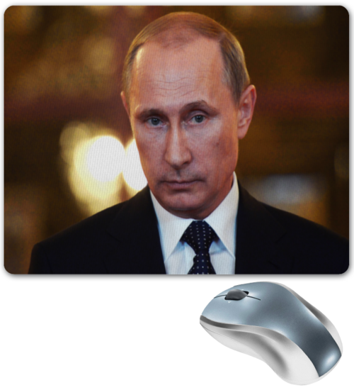 Заказать коврик для мышки в Москве. Коврик для мышки Путин от THE_NISE  - готовые дизайны и нанесение принтов.