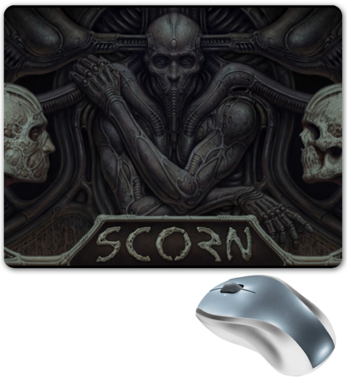 Заказать коврик для мышки в Москве. Коврик для мышки Игра Scorn от Leichenwagen - готовые дизайны и нанесение принтов.