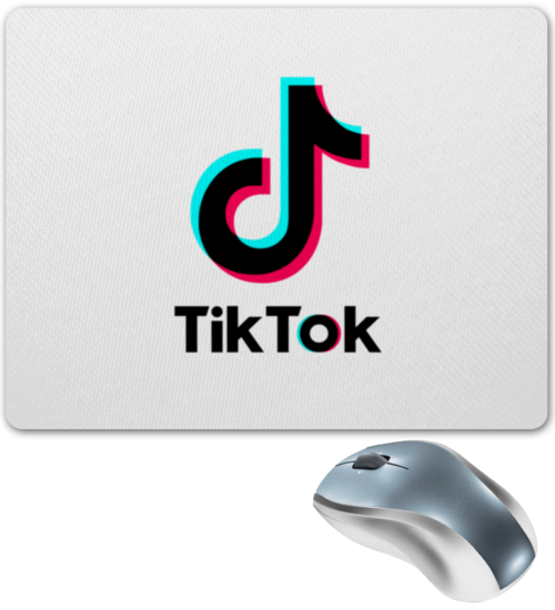 Заказать коврик для мышки в Москве. Коврик для мышки TikTok  от DESIGNER   - готовые дизайны и нанесение принтов.