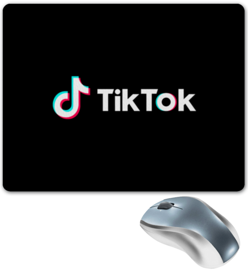 Заказать коврик для мышки в Москве. Коврик для мышки TikTok  от DESIGNER   - готовые дизайны и нанесение принтов.