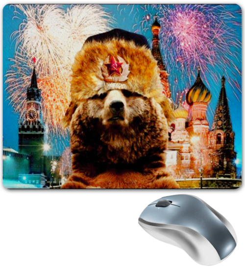 Заказать коврик для мышки в Москве. Коврик для мышки Медведь  от THE_NISE  - готовые дизайны и нанесение принтов.