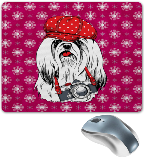 Заказать коврик для мышки в Москве. Коврик для мышки Год собаки от THE_NISE  - готовые дизайны и нанесение принтов.