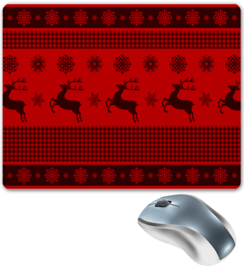 Заказать коврик для мышки в Москве. Коврик для мышки Новый год от THE_NISE  - готовые дизайны и нанесение принтов.