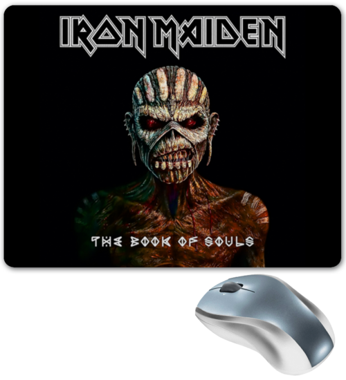 Заказать коврик для мышки в Москве. Коврик для мышки Iron Maiden Band от Leichenwagen - готовые дизайны и нанесение принтов.