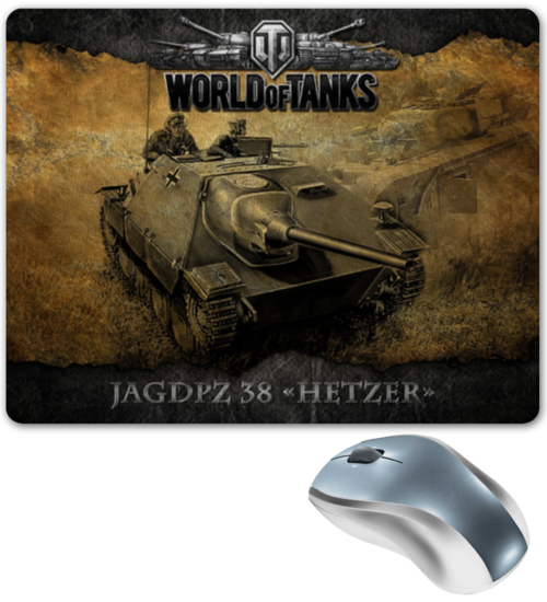 Заказать коврик для мышки в Москве. Коврик для мышки World of Tanks от sergey_n - готовые дизайны и нанесение принтов.