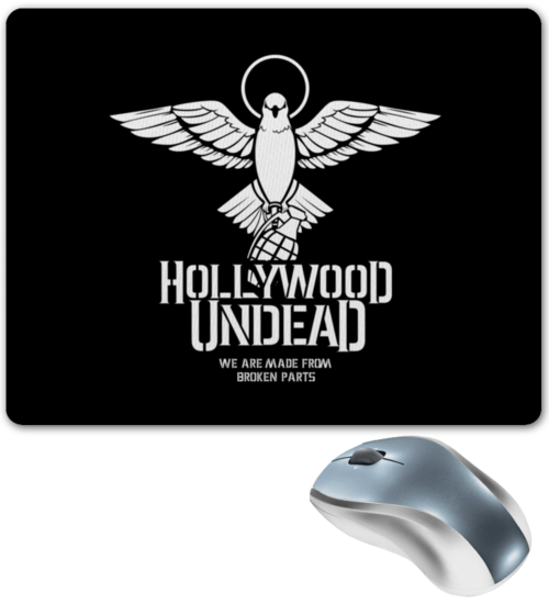 Заказать коврик для мышки в Москве. Коврик для мышки Hollywood Undead от geekbox - готовые дизайны и нанесение принтов.