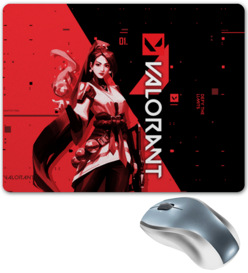 Заказать коврик для мышки в Москве. Коврик для мышки VALORANT SAGE от geekbox - готовые дизайны и нанесение принтов.