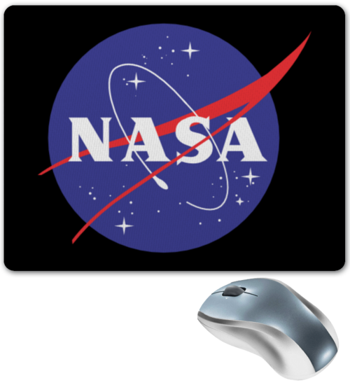 Заказать коврик для мышки в Москве. Коврик для мышки NASA | НАСА от The Spaceway  - готовые дизайны и нанесение принтов.