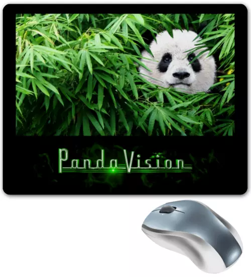 Заказать коврик для мышки в Москве. Коврик для мышки Panda Vision от dmpdesign@inbox.ru - готовые дизайны и нанесение принтов.