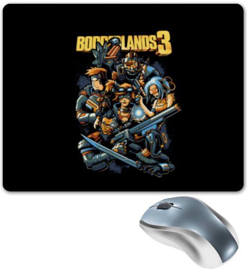 Заказать коврик для мышки в Москве. Коврик для мышки Borderlands  от geekbox - готовые дизайны и нанесение принтов.
