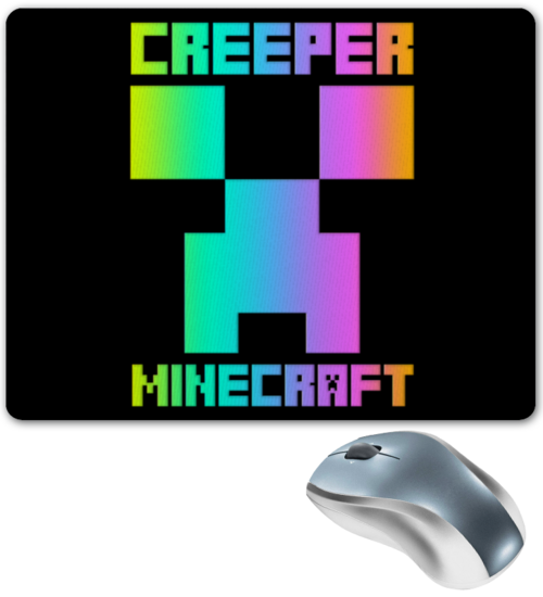 Заказать коврик для мышки в Москве. Коврик для мышки MINECRAFT CREEPER от weeert - готовые дизайны и нанесение принтов.