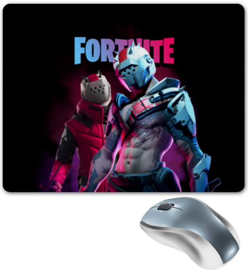 Заказать коврик для мышки в Москве. Коврик для мышки FORTNITE от geekbox - готовые дизайны и нанесение принтов.