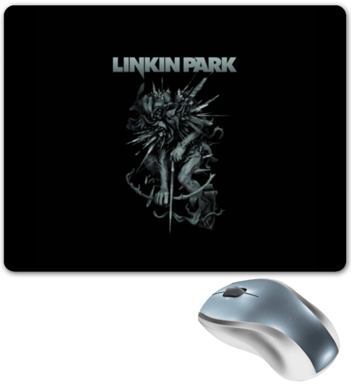 Заказать коврик для мышки в Москве. Коврик для мышки Linkin Park от geekbox - готовые дизайны и нанесение принтов.