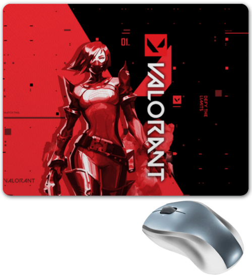 Заказать коврик для мышки в Москве. Коврик для мышки VALORANT VIPER от geekbox - готовые дизайны и нанесение принтов.