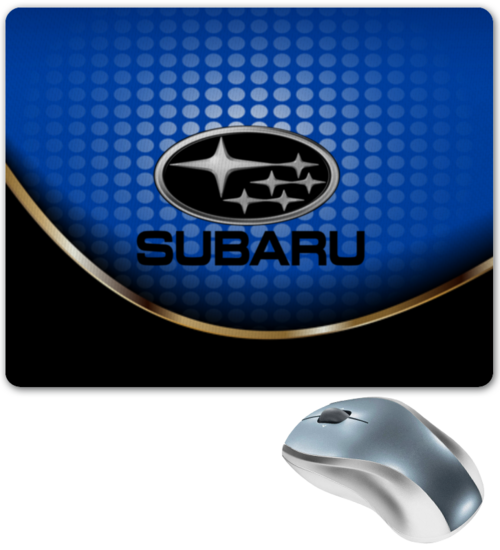 Заказать коврик для мышки в Москве. Коврик для мышки Subaru от THE_NISE  - готовые дизайны и нанесение принтов.