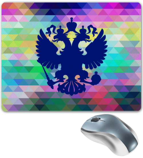 Заказать коврик для мышки в Москве. Коврик для мышки Герб России от THE_NISE  - готовые дизайны и нанесение принтов.