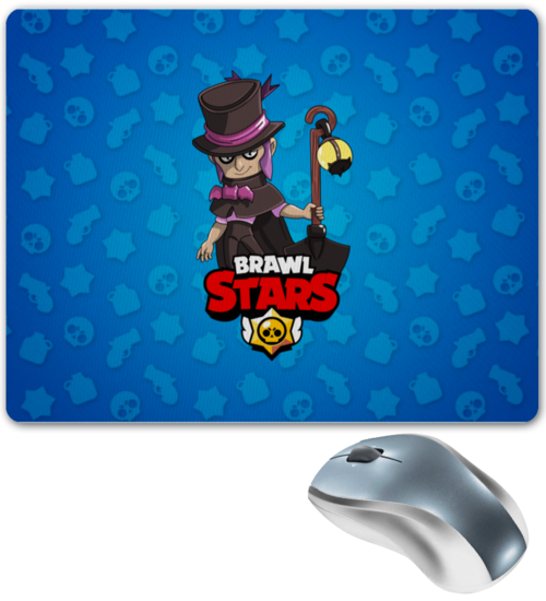 Заказать коврик для мышки в Москве. Коврик для мышки BRAWL STARS MORTIS от geekbox - готовые дизайны и нанесение принтов.