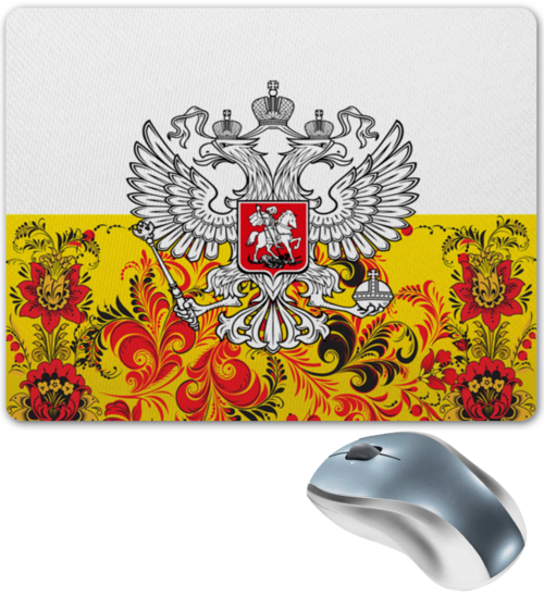 Заказать коврик для мышки в Москве. Коврик для мышки Хохлома от THE_NISE  - готовые дизайны и нанесение принтов.