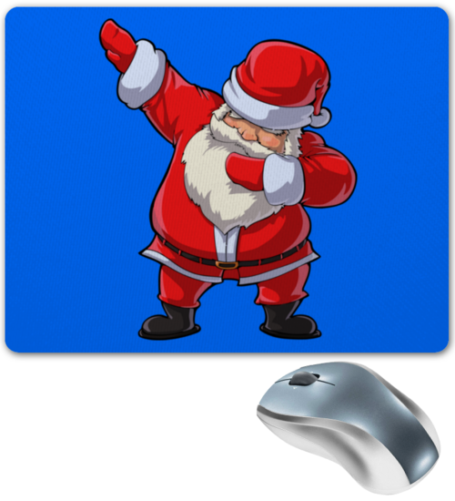 Заказать коврик для мышки в Москве. Коврик для мышки Santa Dab от skynatural - готовые дизайны и нанесение принтов.