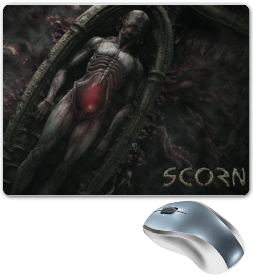 Заказать коврик для мышки в Москве. Коврик для мышки Игра Scorn от Leichenwagen - готовые дизайны и нанесение принтов.