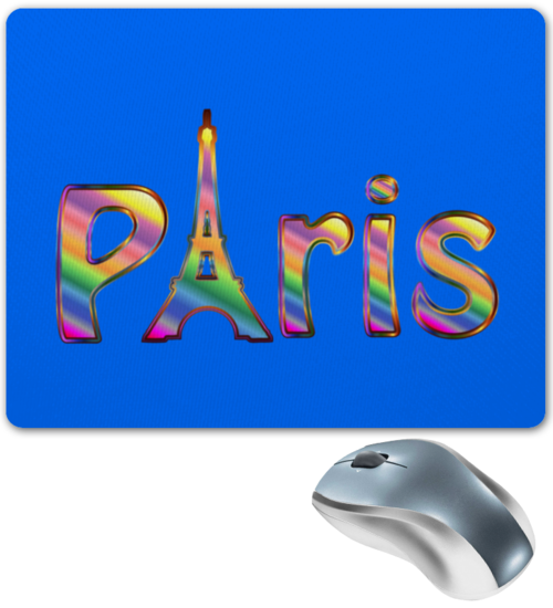 Заказать коврик для мышки в Москве. Коврик для мышки Paris от THE_NISE  - готовые дизайны и нанесение принтов.
