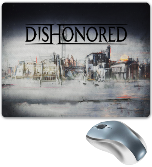 Заказать коврик для мышки в Москве. Коврик для мышки Dishonored от THE_NISE  - готовые дизайны и нанесение принтов.