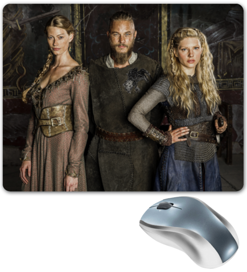 Заказать коврик для мышки в Москве. Коврик для мышки Викинги от shop-viking - готовые дизайны и нанесение принтов.