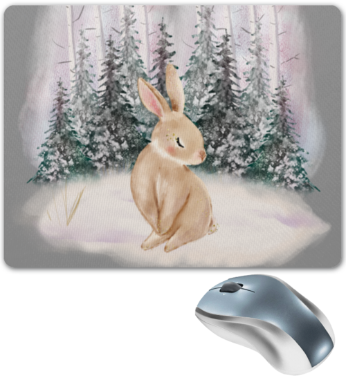 Заказать коврик для мышки в Москве. Коврик для мышки Кролик от THE_NISE  - готовые дизайны и нанесение принтов.