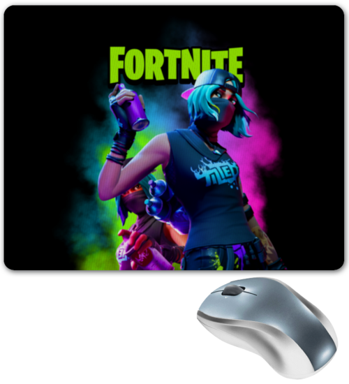Заказать коврик для мышки в Москве. Коврик для мышки FORTNITE от geekbox - готовые дизайны и нанесение принтов.